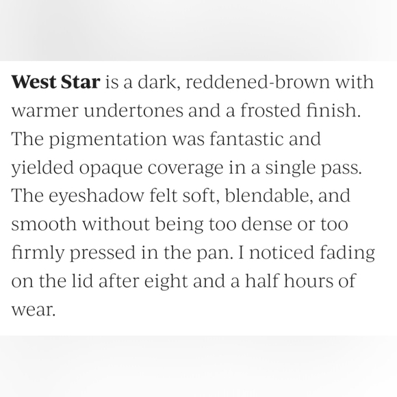 👁️ ColourPop "West Star" Eyeshadow Godet Refill - Picture 6 of 6